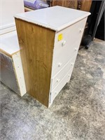 4 Drawer White Painted Dresser