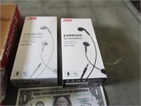 2 JVC Earbuds - Work