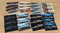 24 NOS Automobile Related Postcards
