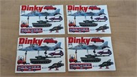 4 NOS 1960's Dinky Toys Catalogs