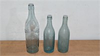 3 Old Bottle Globe Oil & Cummer Hamilton