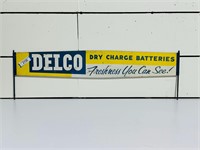 Double Sided Delco Battery Store Display Sign