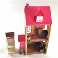 Plastic Doll House & Accessories