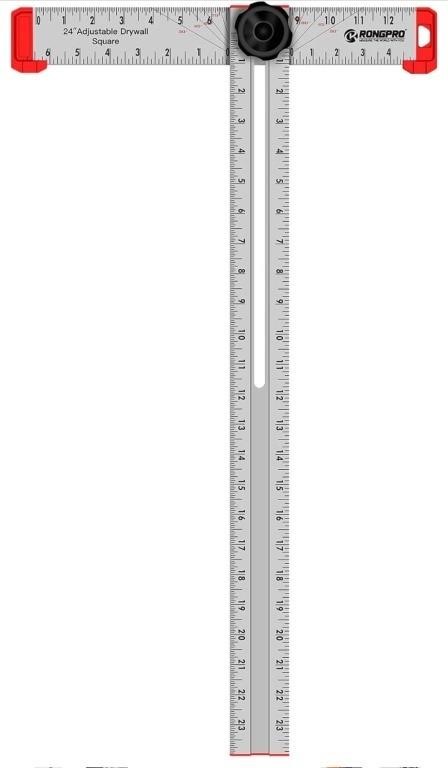 24 Inch Adjustable T-Square Measuring Tool