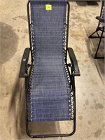Zero Gravity Chair Recliner Chaise Lounge - Blue