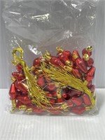 Sotiff 120 Pcs Mini Red Christmas Ornaments