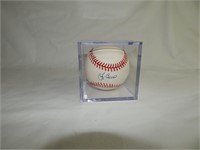 Yogi Berra Signed Baseball H.O.F.