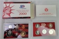 2000 Silver Proof Set United States Mint