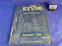 Periodical, The Etude, August 1911