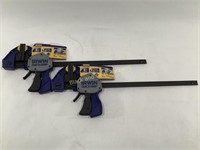 (2) NEW Irwin Quick-Grip 18" Clamps