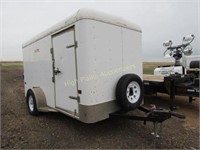 2015 Norte Enclosed Trailer w/2014 Bobcat Welder,