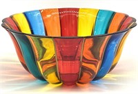 Due Zeta Murano Glass Bowl