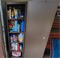Large Metal Supply Cabinet Loaded W/ Supplies