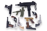 Grouping of Mini/Scale Toy Firearms