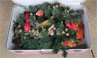 Autum Wreath, Christmas Wreath & Pink Suitcase