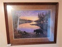 Ervin Molnar Bear & Cub Framed Print