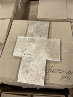 4" x 4" Select Noce Honed Travertine Tile x 8