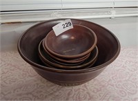 Signed Thamaga African Pottery Bowls