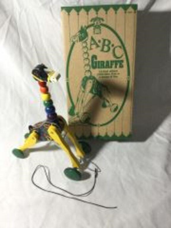 Vintage Fisher Price LE ABC Giraffe