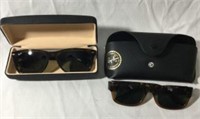 Ray-Ban Sunglasses w/ Cases (2)