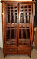 Asian Style Cabinet 75" x 38" x 21"