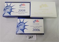 2006 - 2007 U S Mint Proof Sets