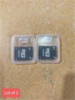 Lot of 2 1024GB Micro SD Card High Speed Micro SDX