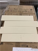 20" x 4" Viva One Cream Porcelain Tile x 33 Boxes