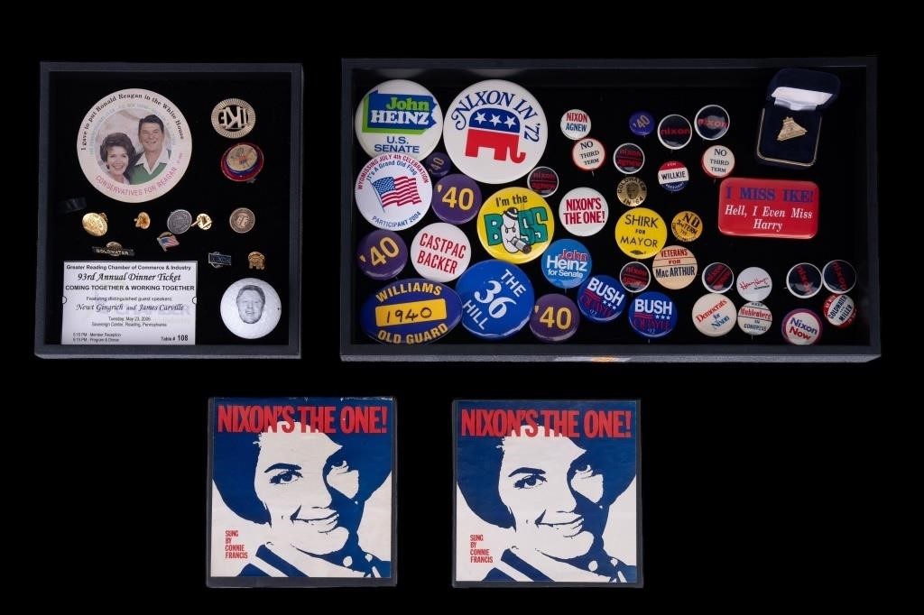 U.S. President Nixon Pins & More Collectibles