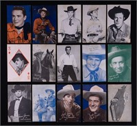 Hollywood Western Actors Promotional Cards (16)