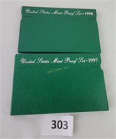 1997 & 1998 U S Mint Proof Set