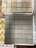 12" x 12" Silk ll Taupe Matte Mosaic Tile x 55 SF