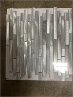 12" x 12" Structure Pewter Mosaic tile x 55 pcs.