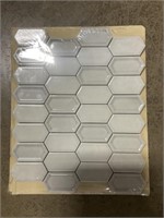 12" x 12" FrameWork Pewter Mosaic Tile x 60