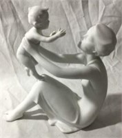 Kaiser Porcelain Figurine Mother Holding Child
