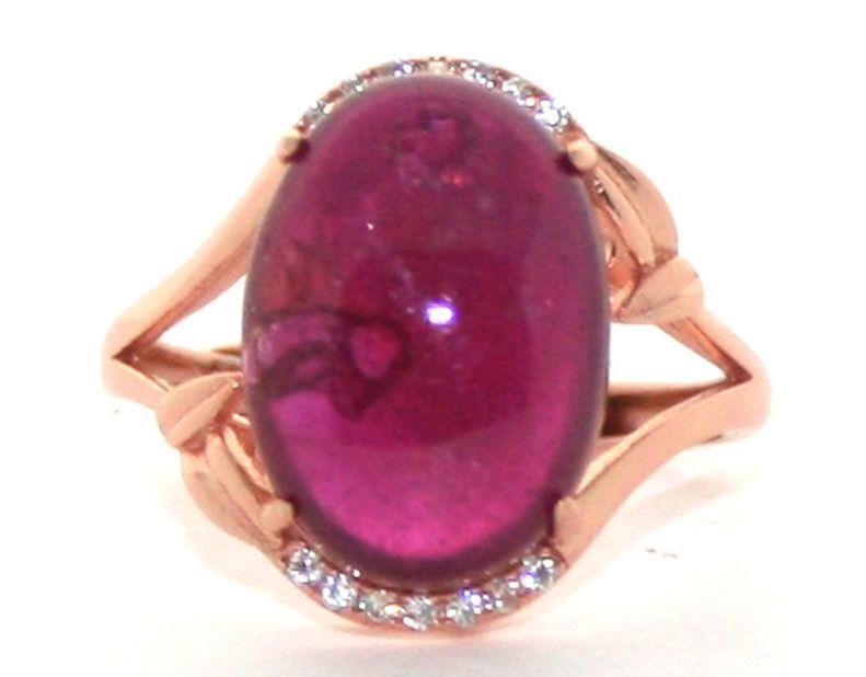 6.22 Ct Sterling Silver White Sapphire Ruby Ring