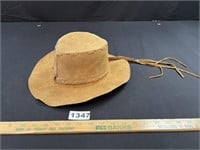 Vintage Suede Western hat