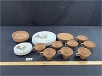 MCM Texasware Fall Harvest Dishes