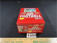 1990 Score Football Wax Box