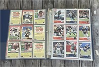Album of football and racing cards