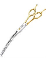 Jason 7.5" Curved Thinning Scissors Dog grooming