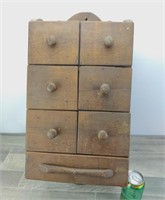 LARGE PRIMITIVE APOTHECARY CABINET 25" X 11" X 9"