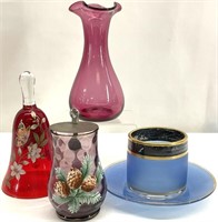 Antique / Vintage Glass Syrup, Vase & More