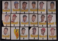 RARE Vintage 1960's Topps Baseball Iron Ons (18)