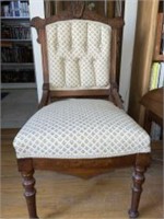 Eastlake Parlor Chair -Beautiful Wood Design!