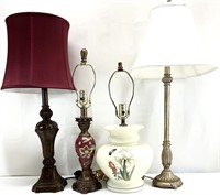 4 Decorative Table Lamps