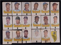 RARE Vintage 1960's Topps Baseball Iron Ons (18)