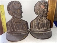 Lincoln Bookends Pair -Bronze