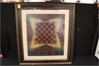 Gameroom Checker Art 32" x 36"