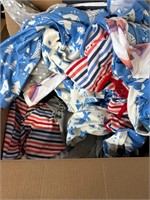 Box of assorted girls clothes